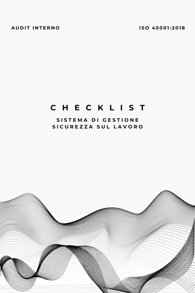 Checklist Sistema di Gestione Sicurezza sul Lavoro ISO 45001:2018